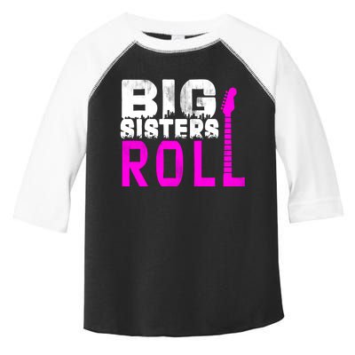 Rock And Roll Big Sisters Toddler Fine Jersey T-Shirt