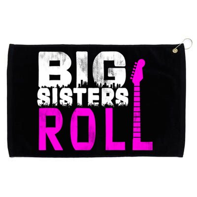 Rock And Roll Big Sisters Grommeted Golf Towel