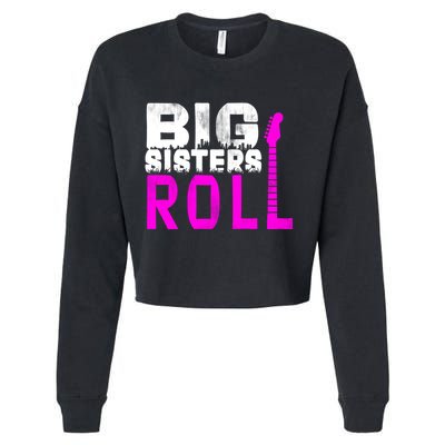 Rock And Roll Big Sisters Cropped Pullover Crew