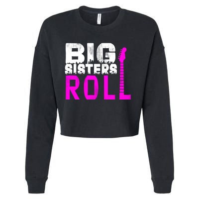 Rock And Roll Big Sisters Cropped Pullover Crew