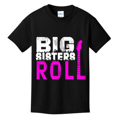 Rock And Roll Big Sisters Kids T-Shirt
