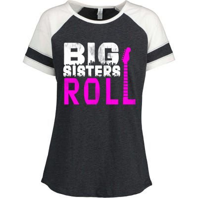 Rock And Roll Big Sisters Enza Ladies Jersey Colorblock Tee