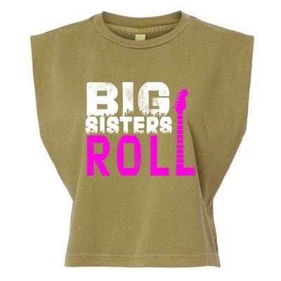 Rock And Roll Big Sisters Garment-Dyed Women's Muscle Tee