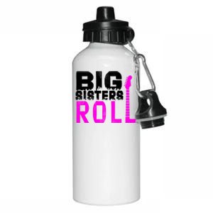 Rock And Roll Big Sisters Aluminum Water Bottle