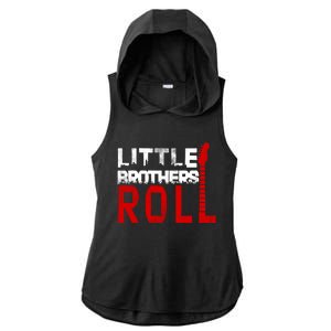 Rock And Roll Little Brothers Ladies PosiCharge Tri-Blend Wicking Draft Hoodie Tank