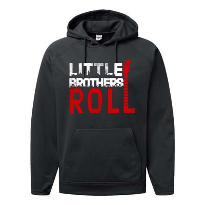 Rock And Roll Little Brothers Performance Fleece Hoodie