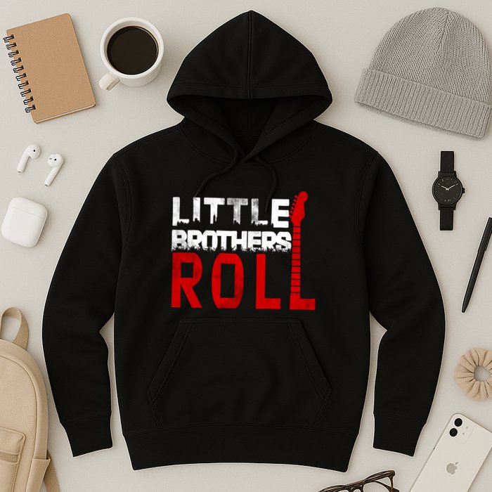 Rock And Roll Little Brothers Hoodie