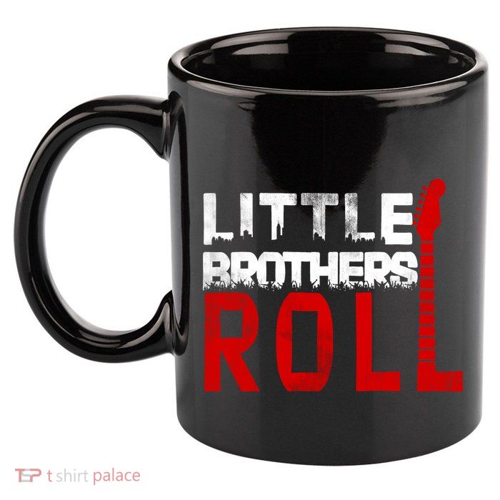 Rock And Roll Little Brothers 11oz C Handle Ceramic Mug