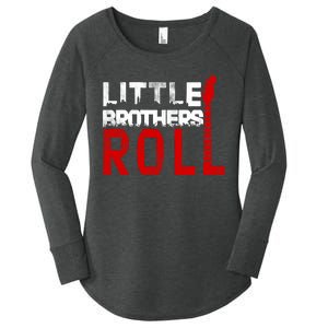 Rock And Roll Little Brothers Women's Perfect Tri Tunic Long Sleeve Shirt