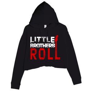 Rock And Roll Little Brothers Crop Fleece Hoodie