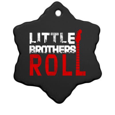 Rock And Roll Little Brothers Ceramic Star Ornament