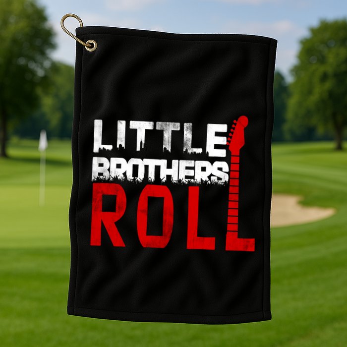 Rock And Roll Little Brothers Golf Towel