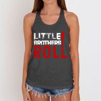 Rock And Roll Little Brothers Women's Knotted Racerback Tank