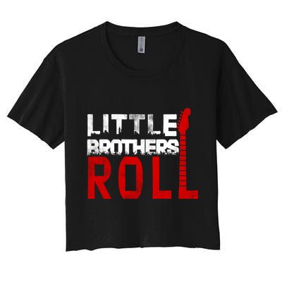 Rock And Roll Little Brothers Crop Top