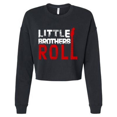 Rock And Roll Little Brothers Cropped Pullover Crew