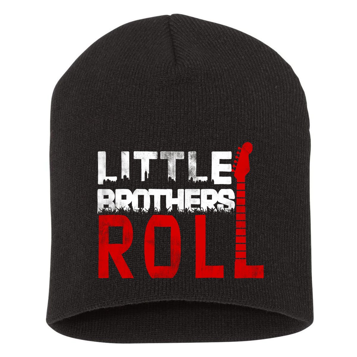 Rock And Roll Little Brothers Short Acrylic Beanie