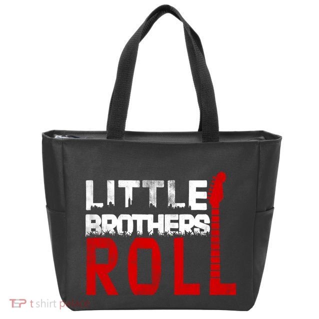Rock And Roll Little Brothers Zip Tote Bag