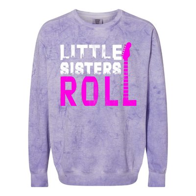 Rock And Roll Little Sisters Colorblast Crewneck Sweatshirt