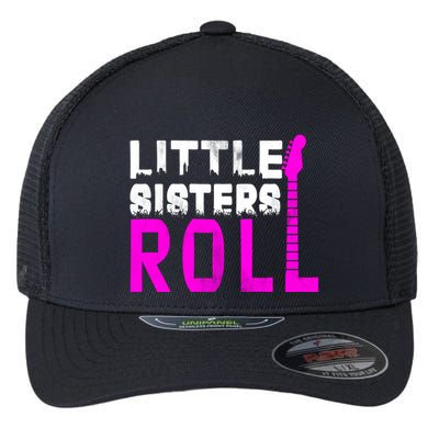 Rock And Roll Little Sisters Flexfit Unipanel Trucker Cap