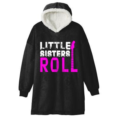Rock And Roll Little Sisters Hooded Wearable Blanket