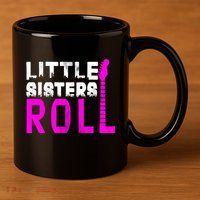 Rock And Roll Little Sisters 11oz C Handle Ceramic Mug