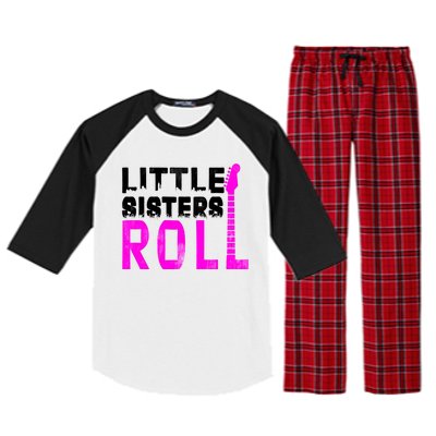 Rock And Roll Little Sisters Raglan Sleeve Pajama Set