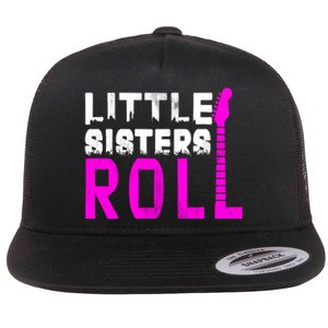 Rock And Roll Little Sisters Flat Bill Trucker Hat