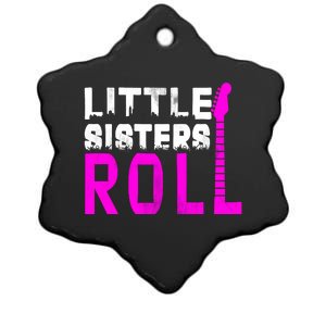 Rock And Roll Little Sisters Ceramic Star Ornament