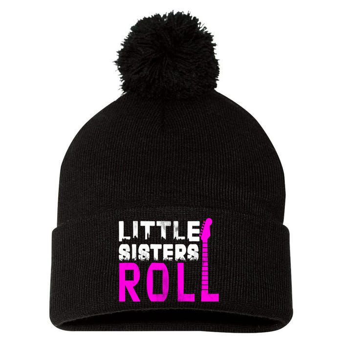 Rock And Roll Little Sisters Pom Pom 12in Knit Beanie