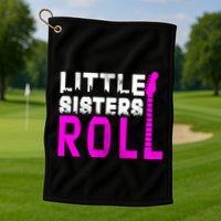 Rock And Roll Little Sisters Golf Towel