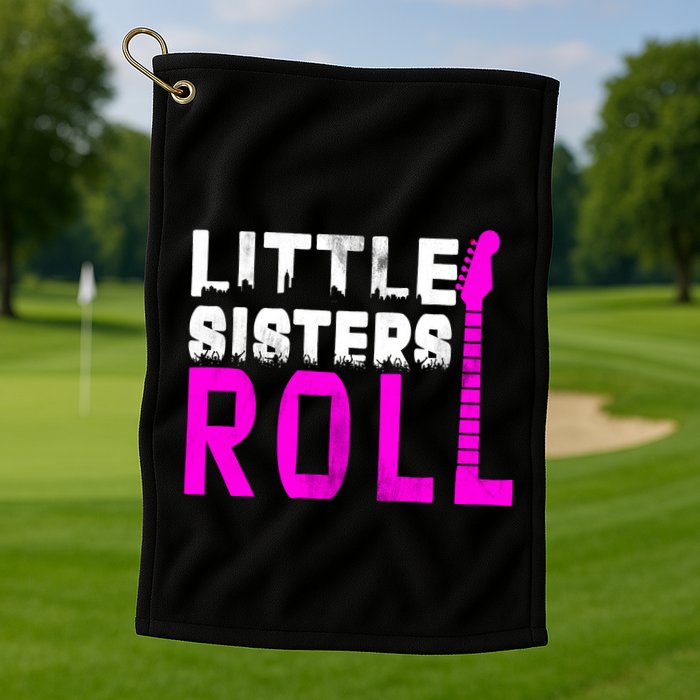 Rock And Roll Little Sisters Golf Towel