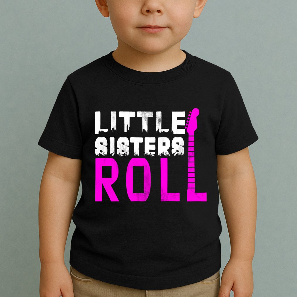 Rock And Roll Little Sisters Toddler T-Shirt