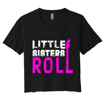 Rock And Roll Little Sisters Crop Top