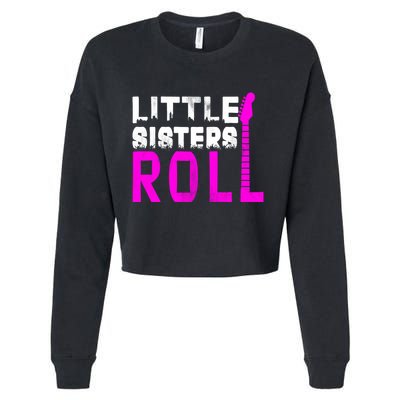 Rock And Roll Little Sisters Cropped Pullover Crew