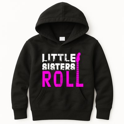 Rock And Roll Little Sisters Kids Hoodie