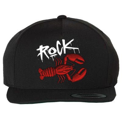 Rock Lobster Wool Snapback Cap