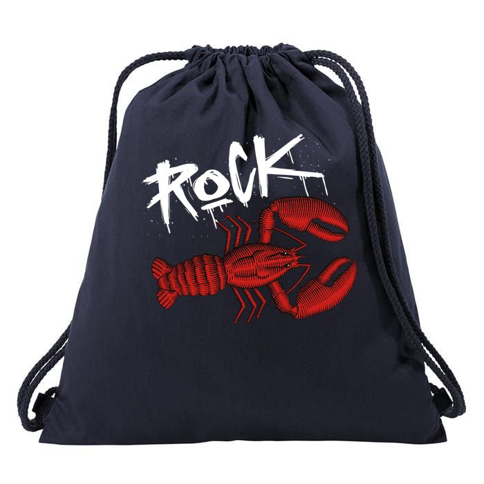 Rock Lobster Drawstring Bag