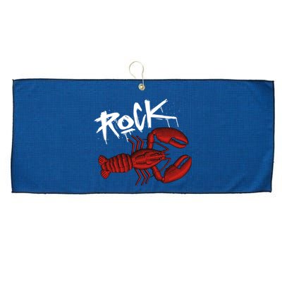 Rock Lobster Large Microfiber Waffle Golf Towel