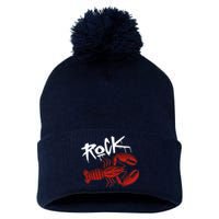 Rock Lobster Pom Pom 12in Knit Beanie