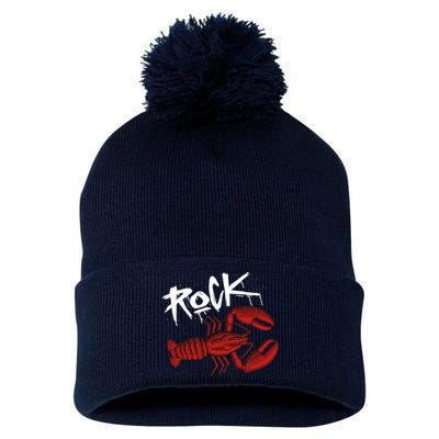 Rock Lobster Pom Pom 12in Knit Beanie