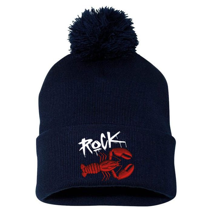 Rock Lobster Pom Pom 12in Knit Beanie