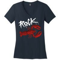 Rock Lobster Women's V-Neck T-Shirt