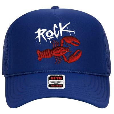 Rock Lobster High Crown Mesh Back Trucker Hat