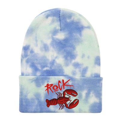 Rock Lobster Tie Dye 12in Knit Beanie