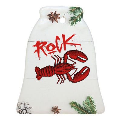 Rock Lobster Ceramic Bell Ornament