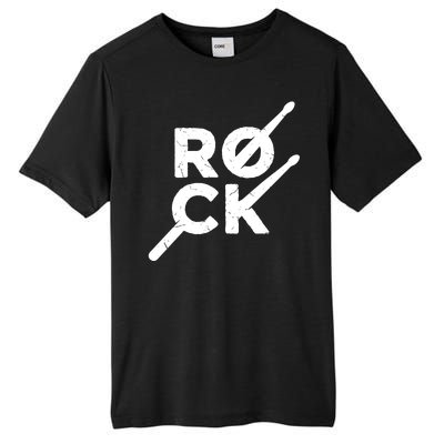 Rock Music Drum Tall Fusion ChromaSoft Performance T-Shirt