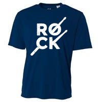 Rock Music Drum Cooling Performance Crew T-Shirt