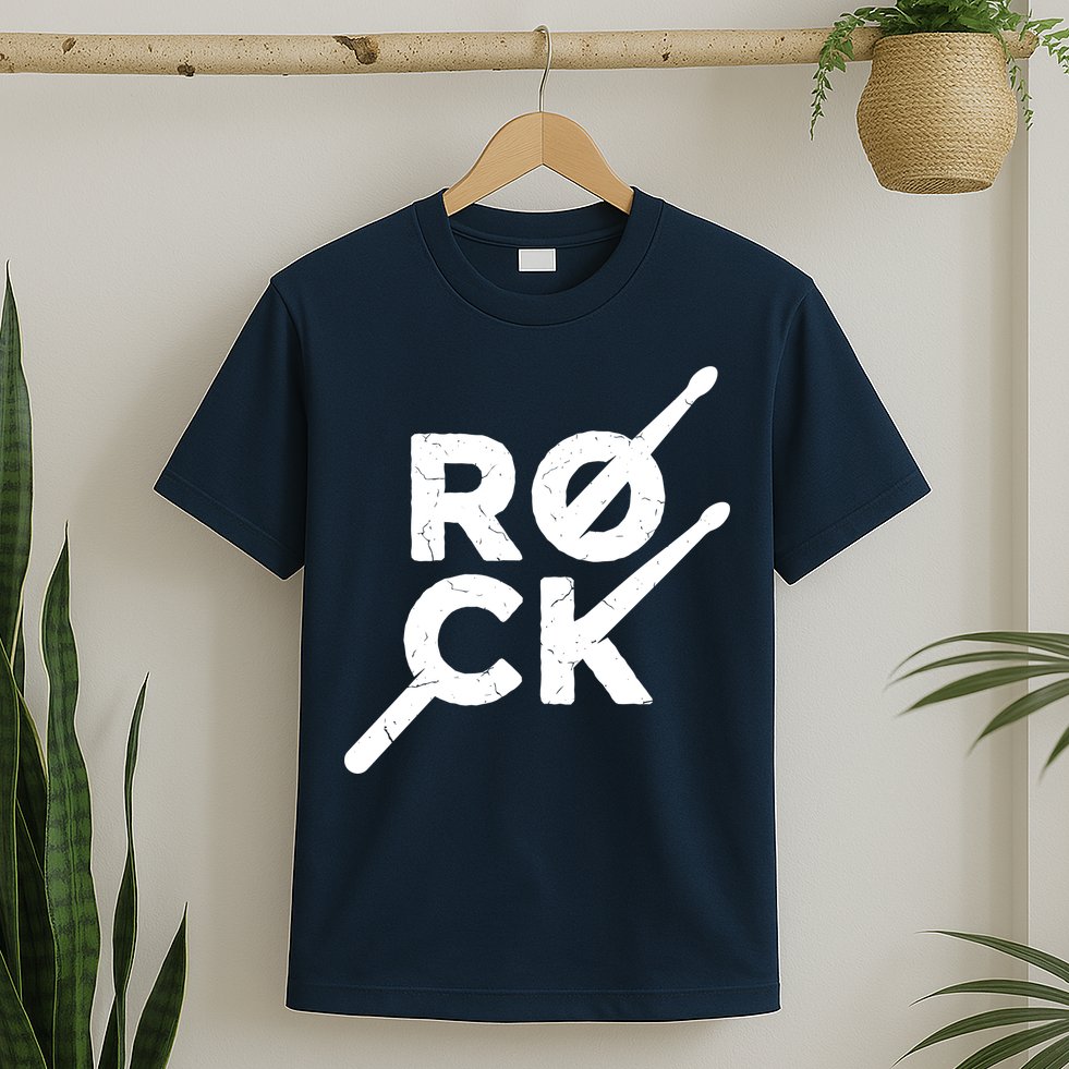 Rock Music Drum T-Shirt