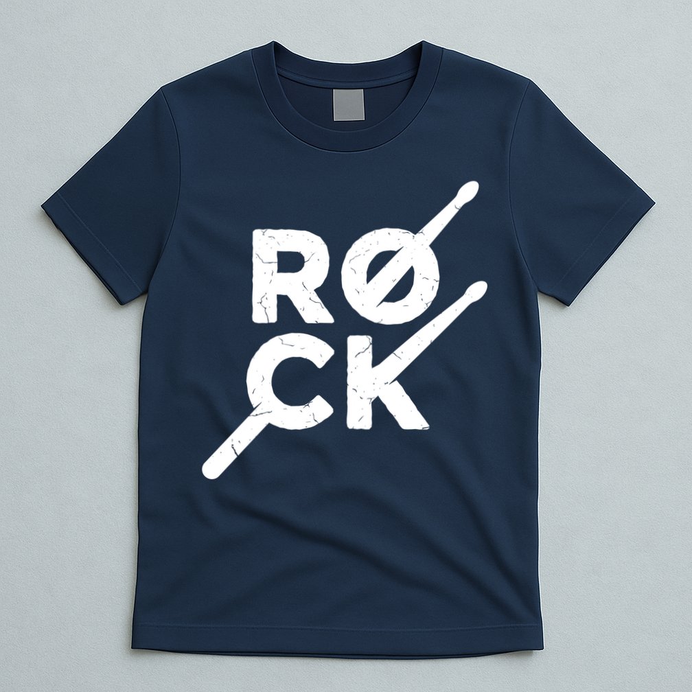 Rock Music Drum T-Shirt