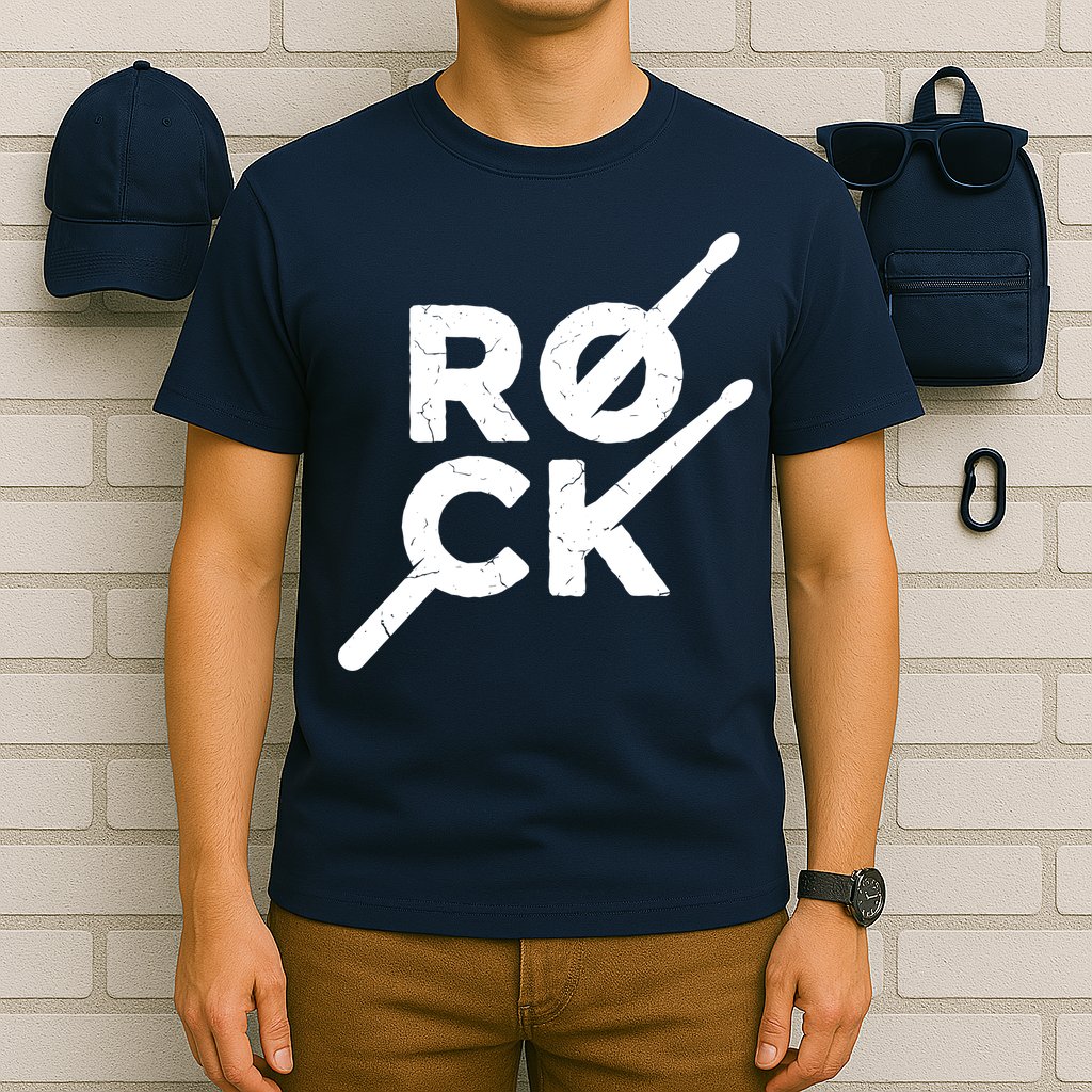Rock Music Drum T-Shirt